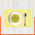 VIDA Multipurpose Circles Texture Fridge Mats |Yellow (45 cm X 30 cm 425 GSM)